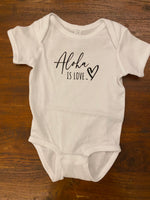 Load image into Gallery viewer, Aloha is Love Baby Onesie
