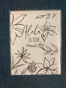 Aloha is Love Card