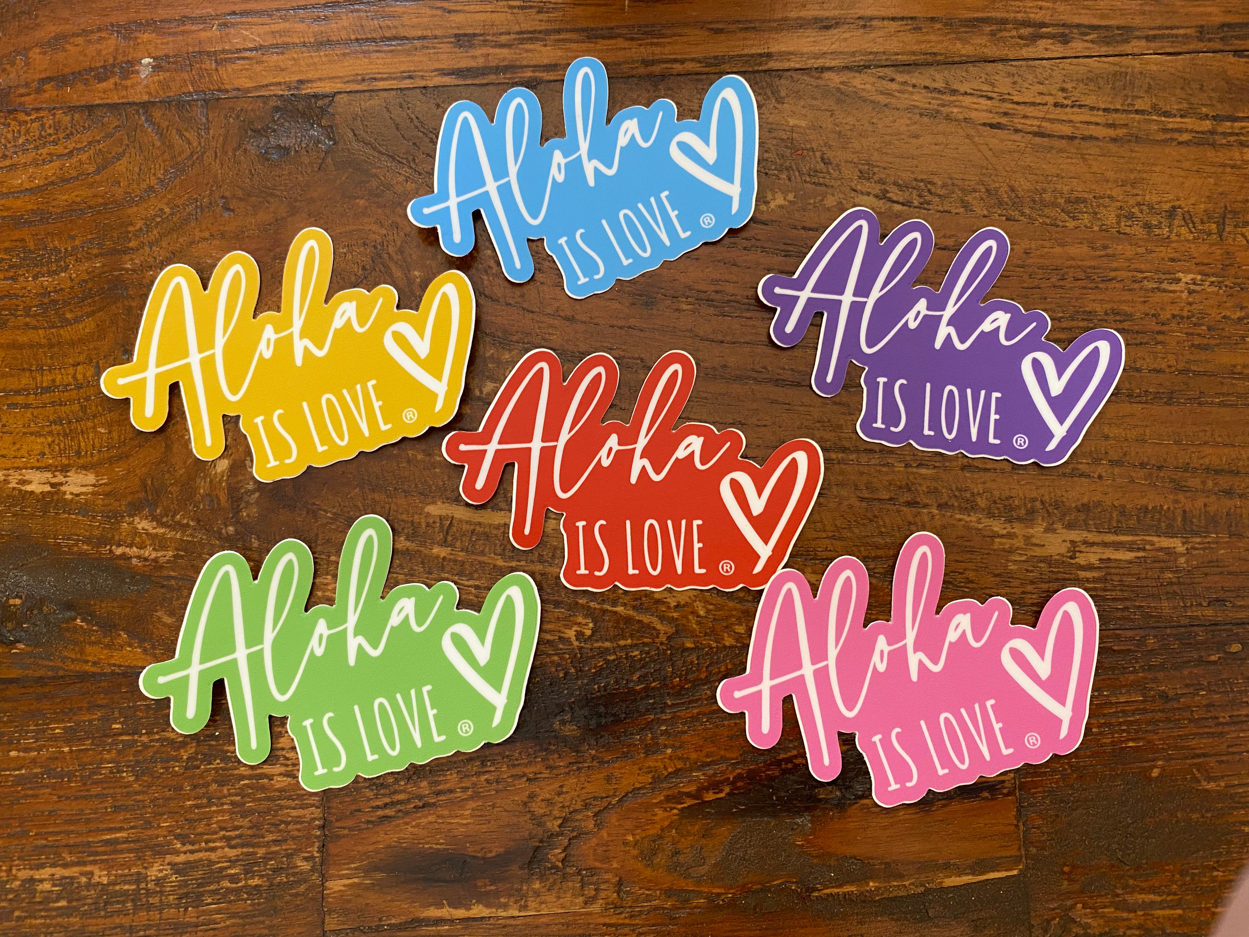 Aloha is Love Sticker