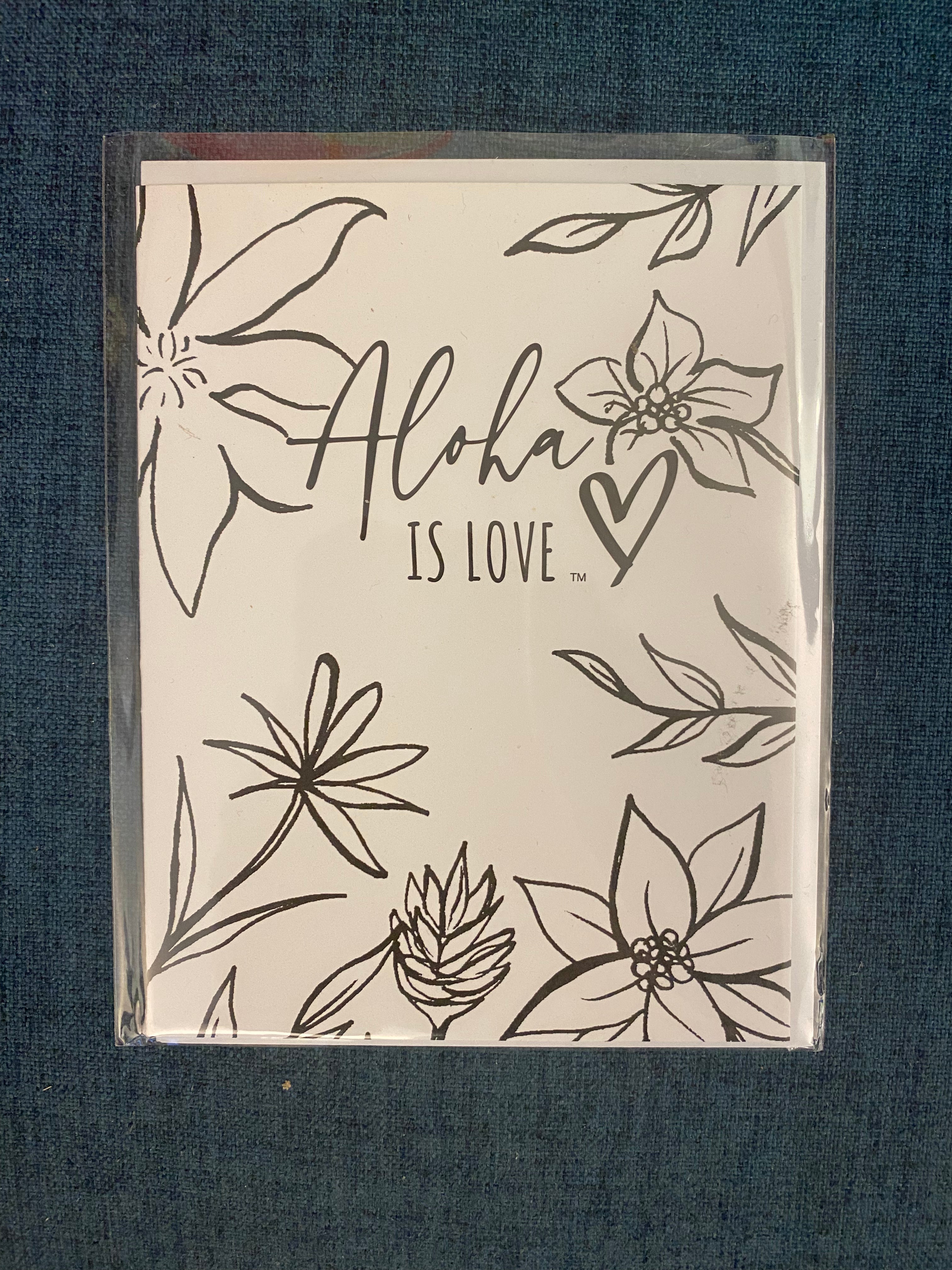 Aloha is Love Card