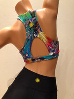 Load image into Gallery viewer, [Lilikoi Wear] Bra-Top:  Fruity Surf Top
