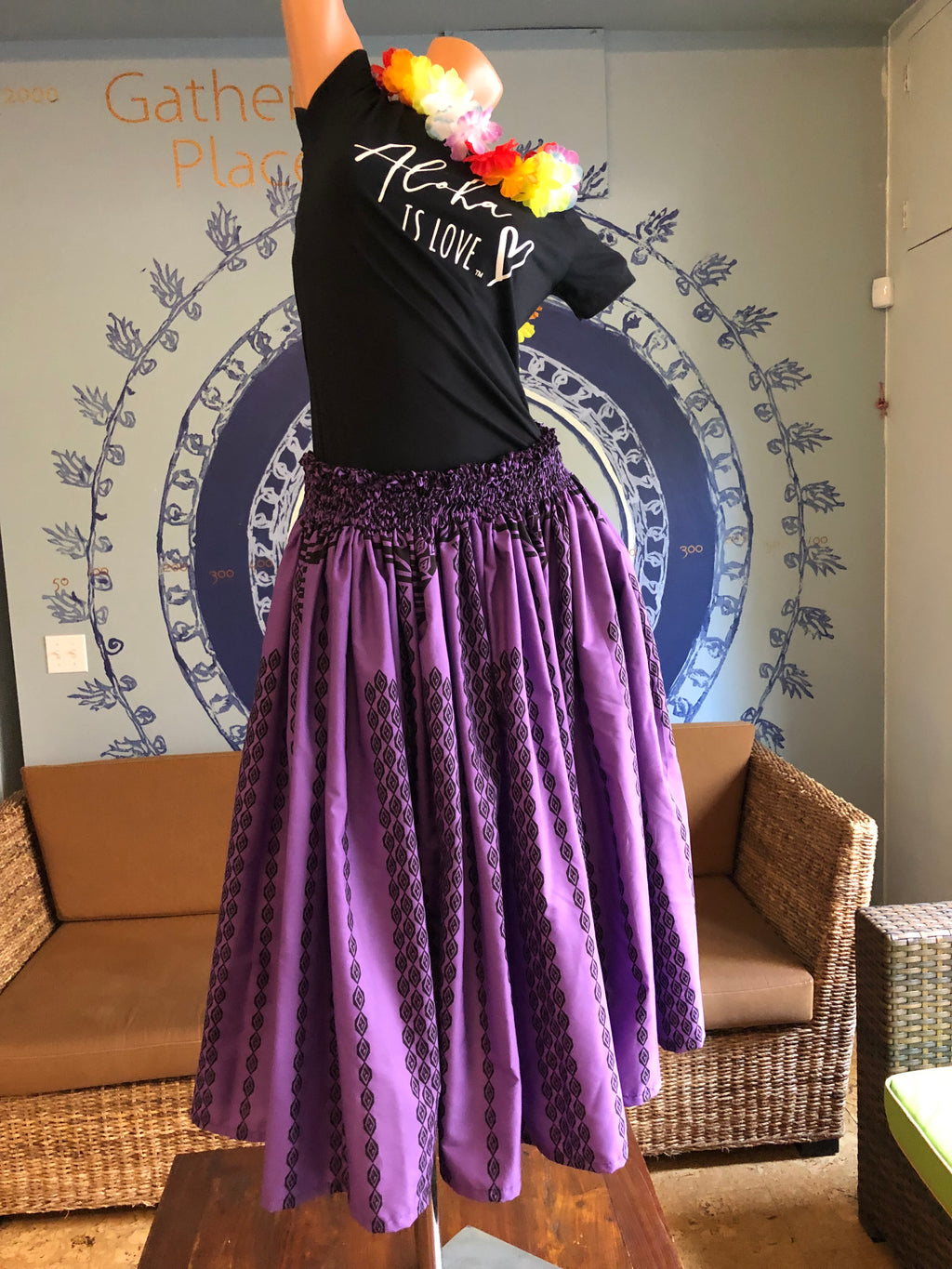 Fall 2021 Purple Skirt: Full View