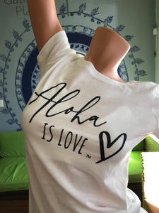 [DYY Creations] Tops: Aloha is Love Women's T-shirt