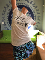 Load image into Gallery viewer, [DYY Creations] Tops: Aloha is Love Women&#39;s T-shirt
